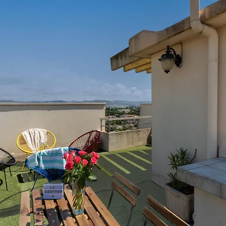 Le Rooftop - Piscine - Terrasse - Barbecue - Acces * Mandelieu